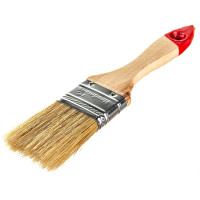 Кисть HEADMAN малярная плоская "Стандарт" натуральная щетина 1,5 д. 38 мм 682-010