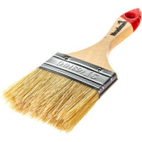 Кисть HEADMAN малярная плоская "Стандарт" натуральная щетина 2,5 д. 63 мм 682-012