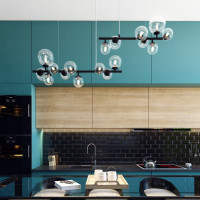 Люстра ODEON LIGHT стекло G9 10*40W TOVI 4818/10