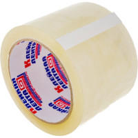 Упаковочная клейкая лента ООО Комус 75 мм х 66 м х 47 мкм, прозрачная, Россия 27258