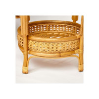 Стол со стеклом Vinotti 02/15A Коньяк