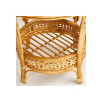 Стол со стеклом Vinotti 02/15A Коньяк