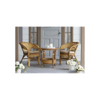 Стол со стеклом Vinotti 02/15A Коньяк