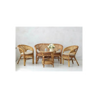 Стол со стеклом Vinotti 02/15A Коньяк