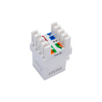 Компьютерная розетка DKC Viva 1 модуль RJ45 CAT.5E белая 45038