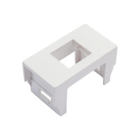 Компьютерная розетка DKC Viva 1 модуль RJ45 CAT.5E белая 45038