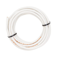 Провод TDM ELECTRIC ПВС 2х0,75 ГОСТ 5м, белый SQ0118-0001