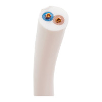 Провод TDM ELECTRIC ПВС 2х0,75 ГОСТ 5м, белый SQ0118-0001