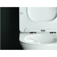 Напольная пристенная безободковая чаша унитаза Ceramicanova STAR Rimless CN1904-B