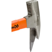 Шиферный молоток NEO Tools 600 г,  рукоятка из стекловолокна 25-131