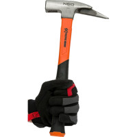 Шиферный молоток NEO Tools 600 г,  рукоятка из стекловолокна 25-131