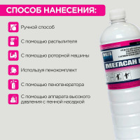 Средство для санитарной очистки сантехники и кафельной плитки Мега САН М 1 л гель К-321