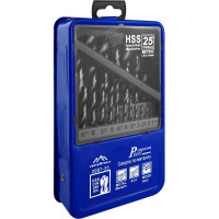 Набор сверл HSS 25 шт, 1-13 мм vertextools 0987-25