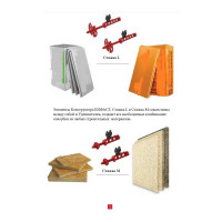 Конструктор опалубки BeFast СТЯЖКА М комплект 2 штуки с клипсами, 50 компл. USMS50S