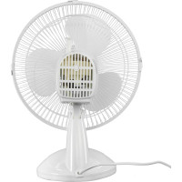 Бытовой настольный вентилятор RIX RDF-2200W, цвет белый, 25Вт 38216
