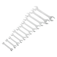 Набор рожковых оцинкованных ключей РОКОТ в пластиковом подвесе 12 пр., 6-24мм 736-004