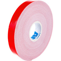 Двухсторонняя клейкая лента ABRO MASTERS белая, 12 мм x 5 м OE-12-RW