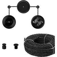 Розетка TDM ELECTRIC фарфоровая 2П 10А 250В черная, серия "Болонь" SQ1820-0005