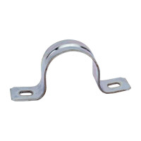 Крепежная двухлапковая скоба Рувинил d25 мм метал. оцинк. уп.25 шт С21425