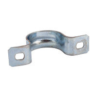 Крепежная двухлапковая скоба Рувинил d25 мм метал. оцинк. уп.25 шт С21425