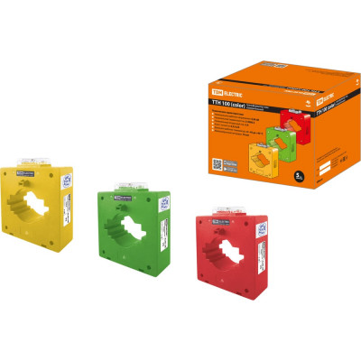 Трансформатор тока TDM ELECTRIC ТТН 100/1000/5-15VA/0,5-Р 3 шт., color SQ1101-1219