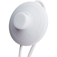 Шнур с ножным выключателем и плоской вилкой TDM ELECTRIC ШУН01В ШВВП 2х0,75мм2 3,5м. белый SQ1305-0061