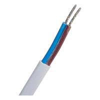 Шнур с ножным выключателем и плоской вилкой TDM ELECTRIC ШУН01В ШВВП 2х0,75мм2 3,5м. белый SQ1305-0061