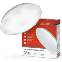 Светодиодный светильник IN HOME серии DECO 36Вт 230В 4000К 3240лм 380x55мм ДАЙМОНД 4690612033716