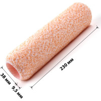 Малярный валик Rollingdog SUPER-MICRO 230мм, ворс 9,5мм, для каркаса 38мм, микрофибра, арт. 00252