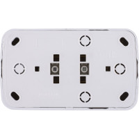 Розетка TDM ELECTRIC двойная 2П+3 открытой установки IP20 16А, белая "Дача" Народная SQ1824-0010
