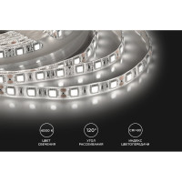 Светодиодная лента Apeyron 12В, 14,4Вт/м, smd5050, 60д/м, IP65, 700Лм/м, ширина подложки 10мм 00-144