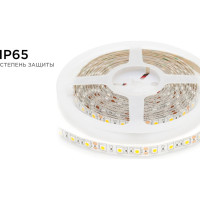 Светодиодная лента Apeyron 12В, 14,4Вт/м, smd5050, 60д/м, IP65, 700Лм/м, ширина подложки 10мм 00-144
