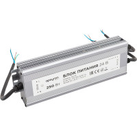 Блок Питания Apeyron 24В, 250Вт, IP67, 175-265В, 10,4 А, алюм., сереб/ 03-115