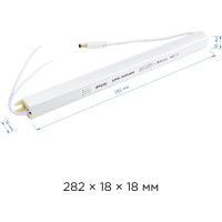 Блок питания Apeyron 24В, 36Вт, IP20, 170-264В, 1,5А, алюминий, суперслим, серебро / 03-97