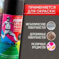 Краска-спрей ABRO MASTERS № 12 черный матовый, 400 мл, 1 шт. SP-012