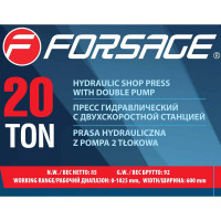 Гидравлический напольный пресс Forsage 20 т F-20001 /дерев/(50099)