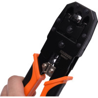 Пресс-клещи для обжима модульных разъемов Harden  190 мм, на RJ45, RJ11, RJ12 660631