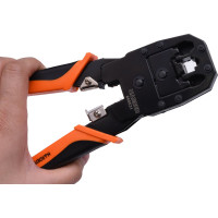 Пресс-клещи для обжима модульных разъемов Harden  190 мм, на RJ45, RJ11, RJ12 660631