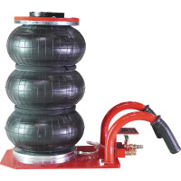 Пневматический домкрат WIEDERKRAFT 3т 145-440mm с короткими ручками, WDK-81813A