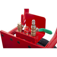 Пневматический домкрат WIEDERKRAFT 3т 145-440mm с короткими ручками, WDK-81813A