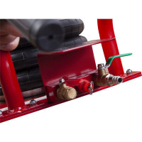 Пневматический домкрат WIEDERKRAFT 3т 145-440mm с короткими ручками, WDK-81813A