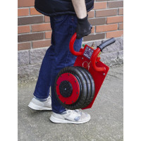 Пневматический домкрат WIEDERKRAFT 3т 145-440mm с короткими ручками, WDK-81813A