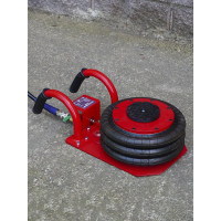 Пневматический домкрат WIEDERKRAFT 3т 145-440mm с короткими ручками, WDK-81813A