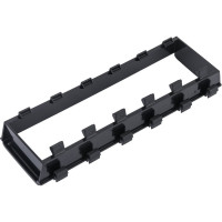 Суппорт DKC под 6 модулей VIVA черный F0003AB