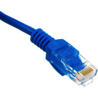 Патч-корд ExeGate UTP-RJ45-RJ45-5e-1M-BL, UTP, cat.5e, 1м, синий 241494