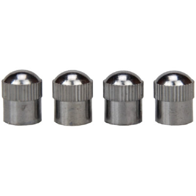 Набор хромированных металлических колпачков для ниппеля колеса MasterProf 4 шт. АС.010014