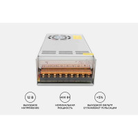 Блок питания Apeyron 12В, 400 Вт, IP20, 33,3 А, 215х115х52 мм / 03-38