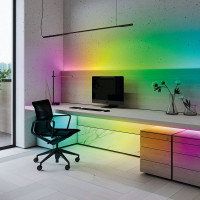 Светодиодная лента FERON LS606/ 60SMD 5050 /м 14,4Вт/м 12V 5000х10х2,32мм RGB 41449