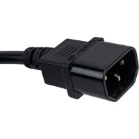 Блок силовых розеток Cabeus горизонтальный неуправляемый Shuko х 8 вход IEC320 шнур 2м PDU-8P-2IEC