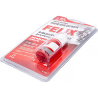 Фиксатор резьбы FELIX (красный; неразъемный; 6 мл) 411040115